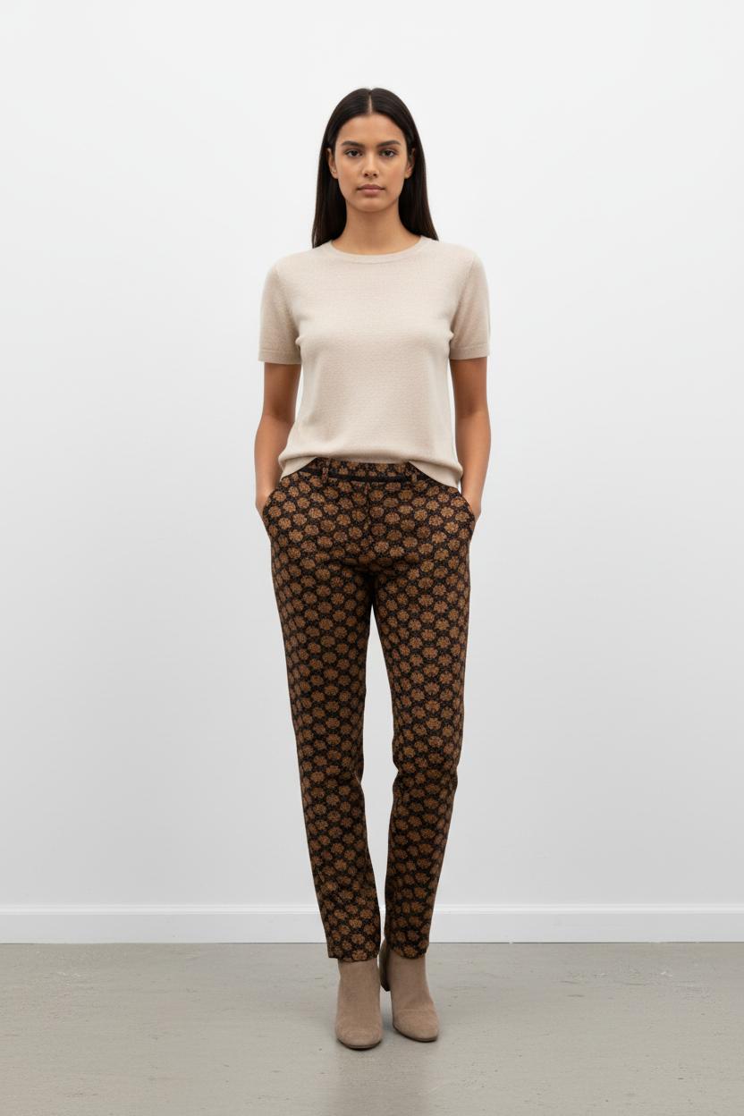 Pantalon Noir et Marron - Taille M/38