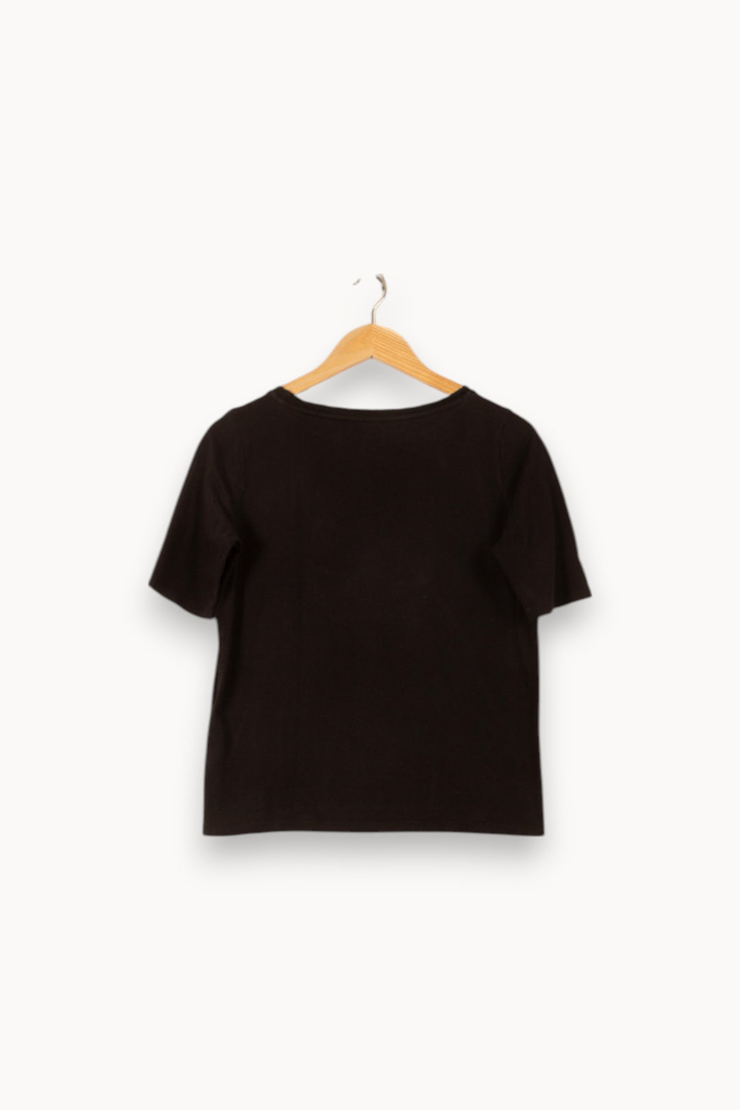Tee-shirt Noir et Beige - Taille S/36 de la marque Maison 123 | PARAD58504 - Vendu par Paradigme - Image 4