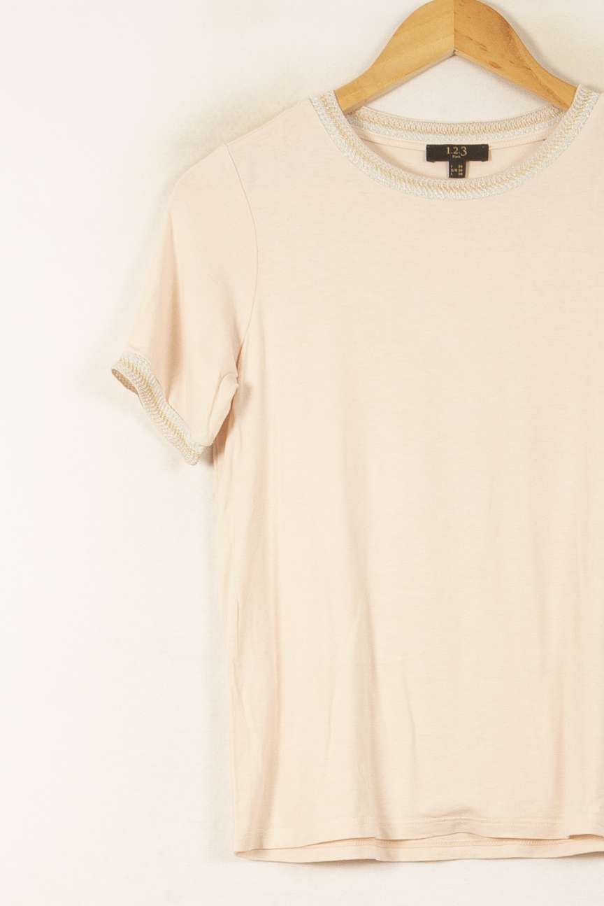 Tee-shirt Rose - Taille S/36 de la marque Maison 123 | PARAD58518 - Vendu par Paradigme - Image 3