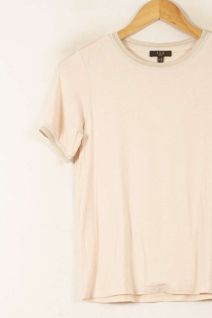 Tee-shirt Rose - Taille S/36 de la marque Maison 123 | PARAD58518 - Vendu par Paradigme - Image 3