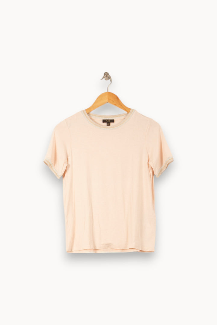 Tee-shirt Rose - Taille S/36 de la marque Maison 123 | PARAD58518 - Vendu par Paradigme - Image 2