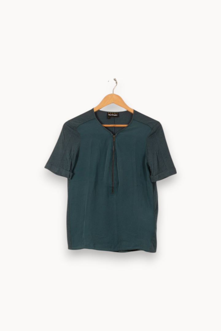 Blouse Verte - Taille S/36 de la marque The Kooples | PARAD58521 - Vendu par Paradigme - Image 2