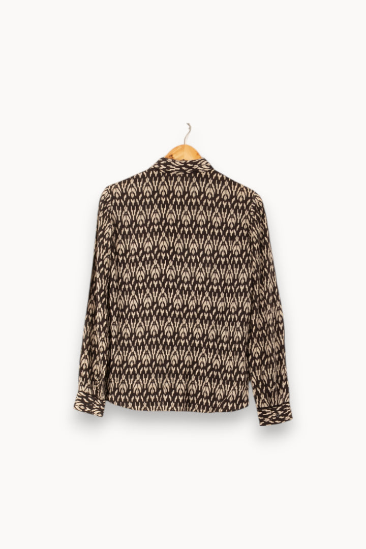 Chemise Noire et Blanche - Taille S/36 de la marque ZAPA | PARAD58522 - Vendu par Paradigme - Image 4