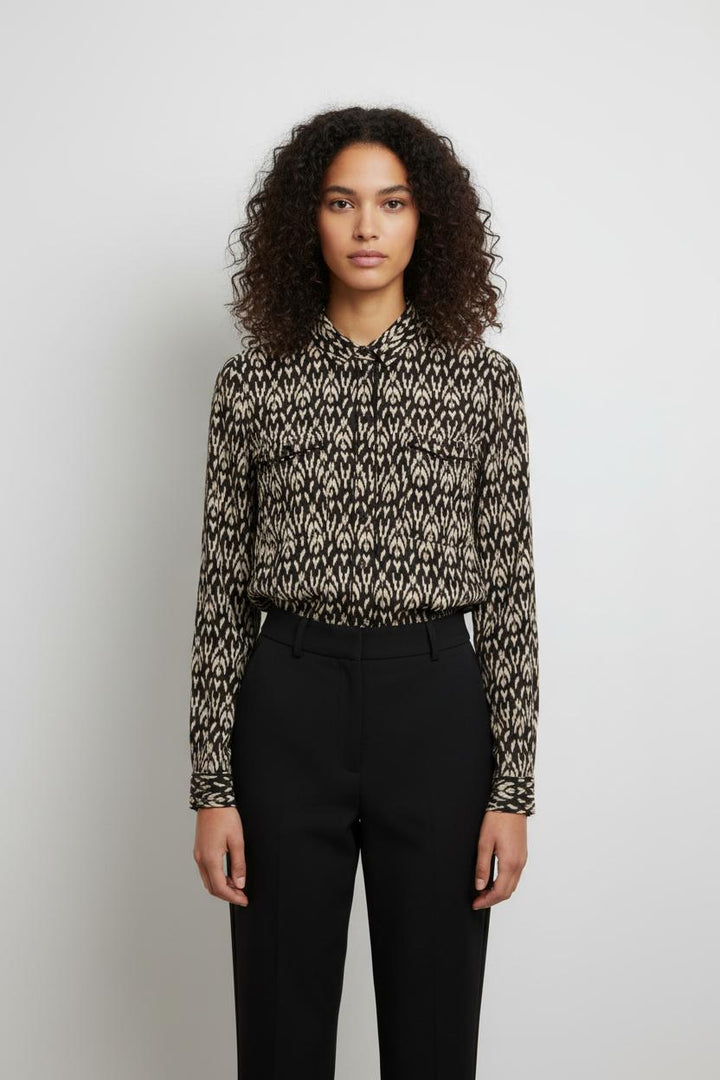 Chemise Noire et Blanche - Taille S/36
