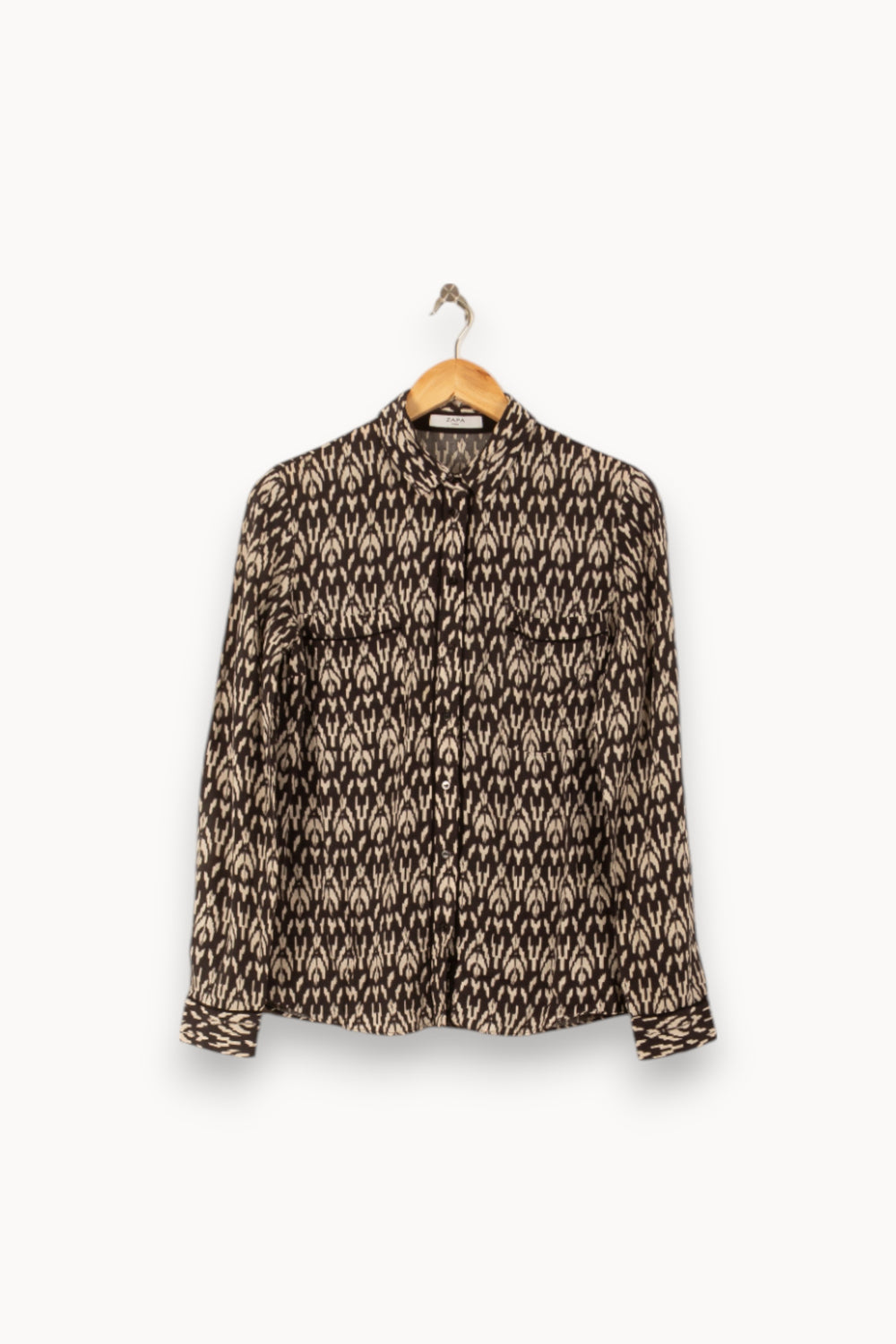 Chemise Noire et Blanche - Taille S/36 de la marque ZAPA | PARAD58522 - Vendu par Paradigme - Image 2