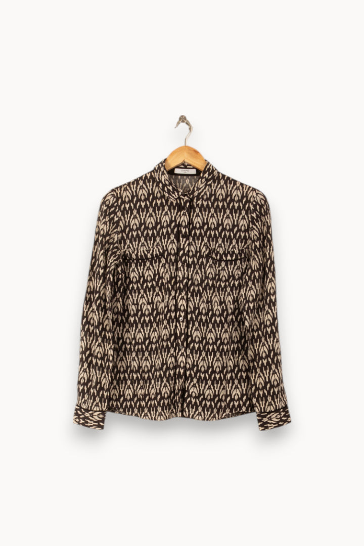 Chemise Noire et Blanche - Taille S/36 de la marque ZAPA | PARAD58522 - Vendu par Paradigme - Image 2