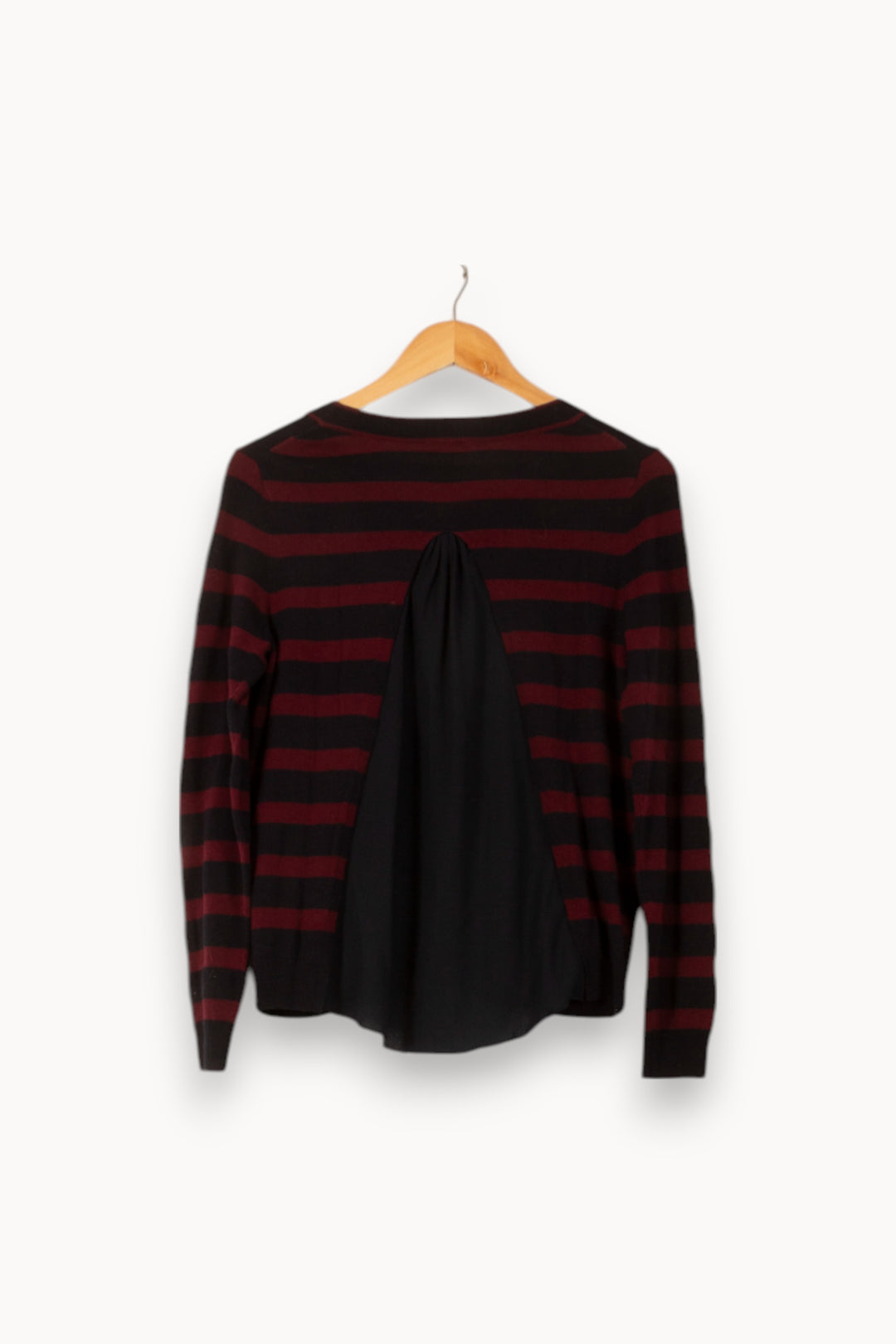 Cardigan Noir et Bordeaux - Taille S/36 de la marque Claudie Pierlot | PARAD58524 - Vendu par Paradigme - Image 4