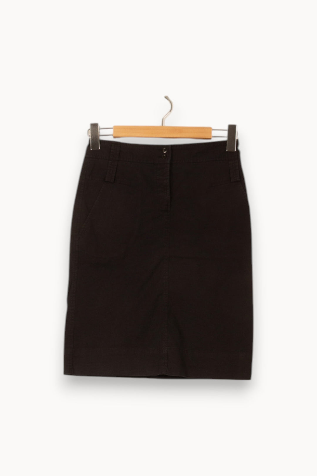 Jupe Droite Noire - Taille S/36 de la marque Comptoir des Cotonniers | PARAD58526 - Vendu par Paradigme - Image 2