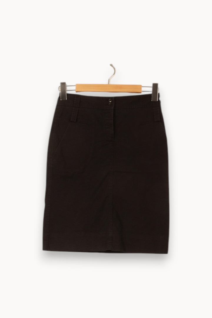 Jupe Droite Noire - Taille S/36 de la marque Comptoir des Cotonniers | PARAD58526 - Vendu par Paradigme - Image 2