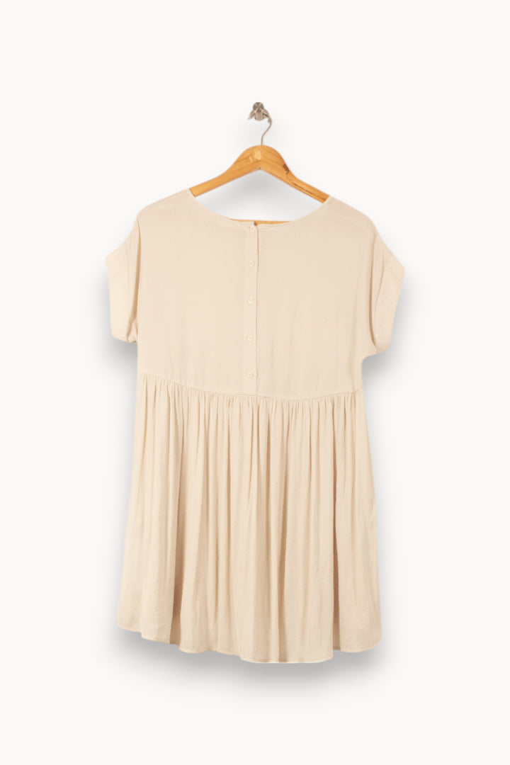 Robe Évasée Beige - Taille XS/34 de la marque ba&sh | PARAD58527 - Vendu par Paradigme - Image 4
