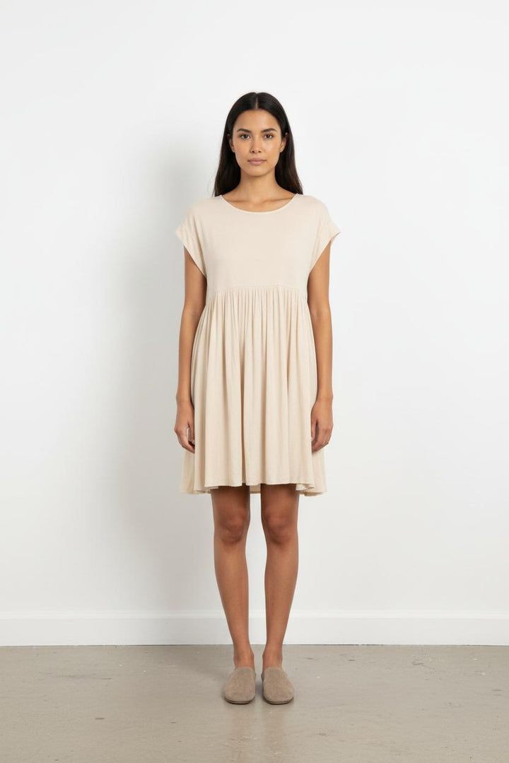 Robe Évasée Beige - Taille XS/34