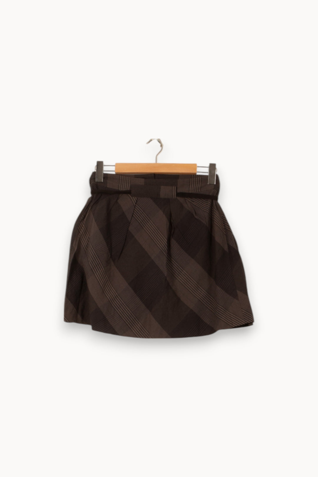 Jupe Courte Marron - Taille S/36 de la marque Comptoir des Cotonniers | PARAD58529 - Vendu par Paradigme - Image 4