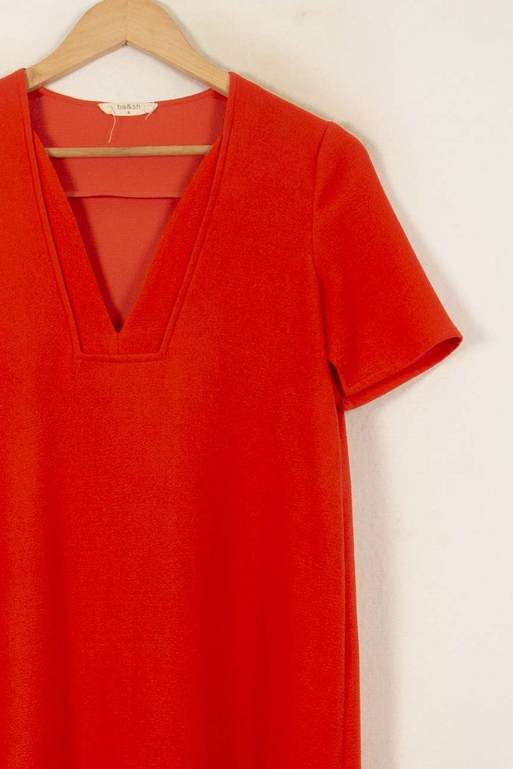 Robe Droite Orange - Taille XS/34 de la marque ba&sh | PARAD58533 - Vendu par Paradigme - Image 3