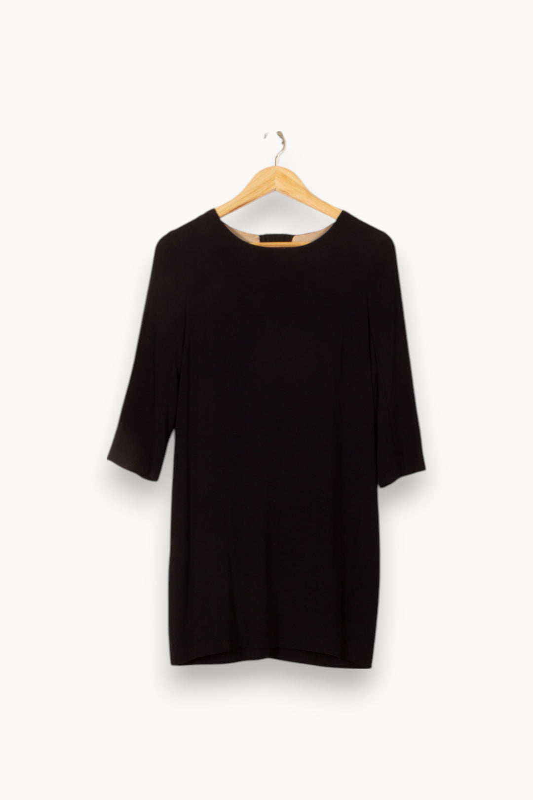 Robe Courte Noire - Taille S/36 de la marque Sandro | PARAD58535 - Vendu par Paradigme - Image 2