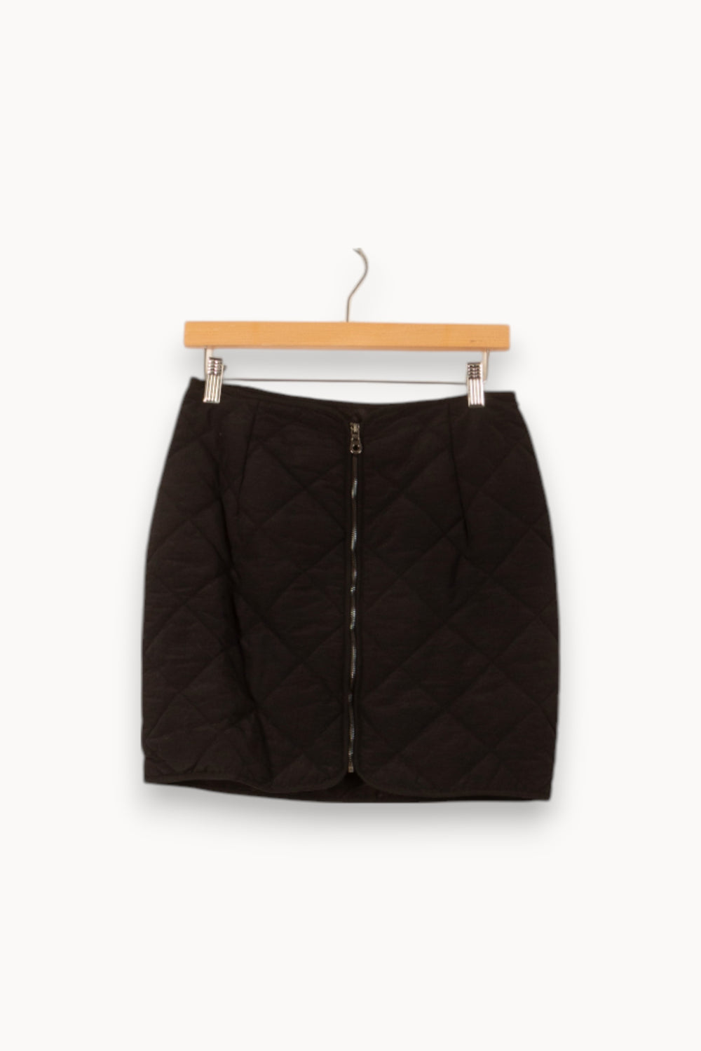 Jupe Matelassée Noire - Taille M/38 de la marque ba&sh | PARAD58536 - Vendu par Paradigme - Image 2