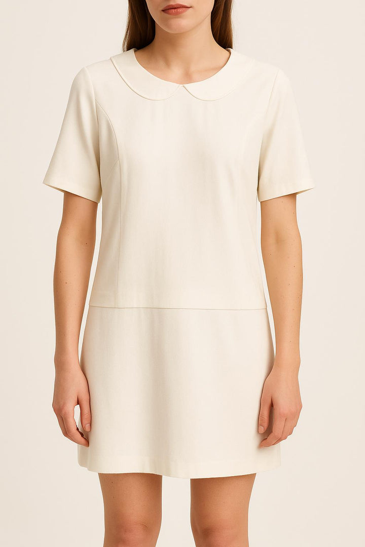 Robe Courte Blanche - Taille S/36 de la marque Sandro | PARAD58538 - Vendu par Paradigme - Image 1