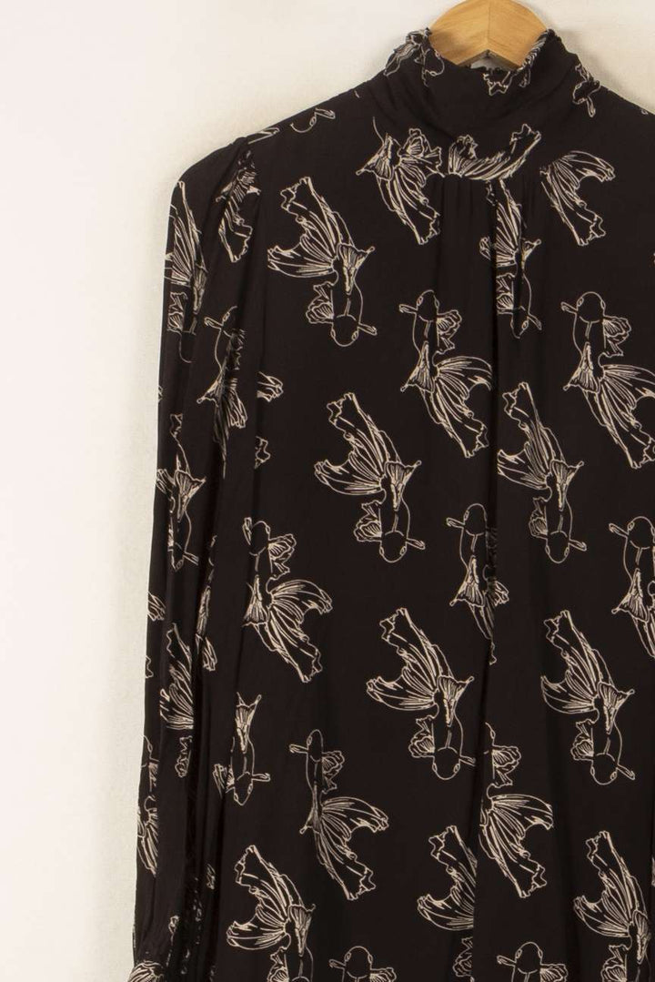 Robe Noire et Beige - Taille M/38 de la marque Essentiel Antwerp | PARAD58540 - Vendu par Paradigme - Image 3
