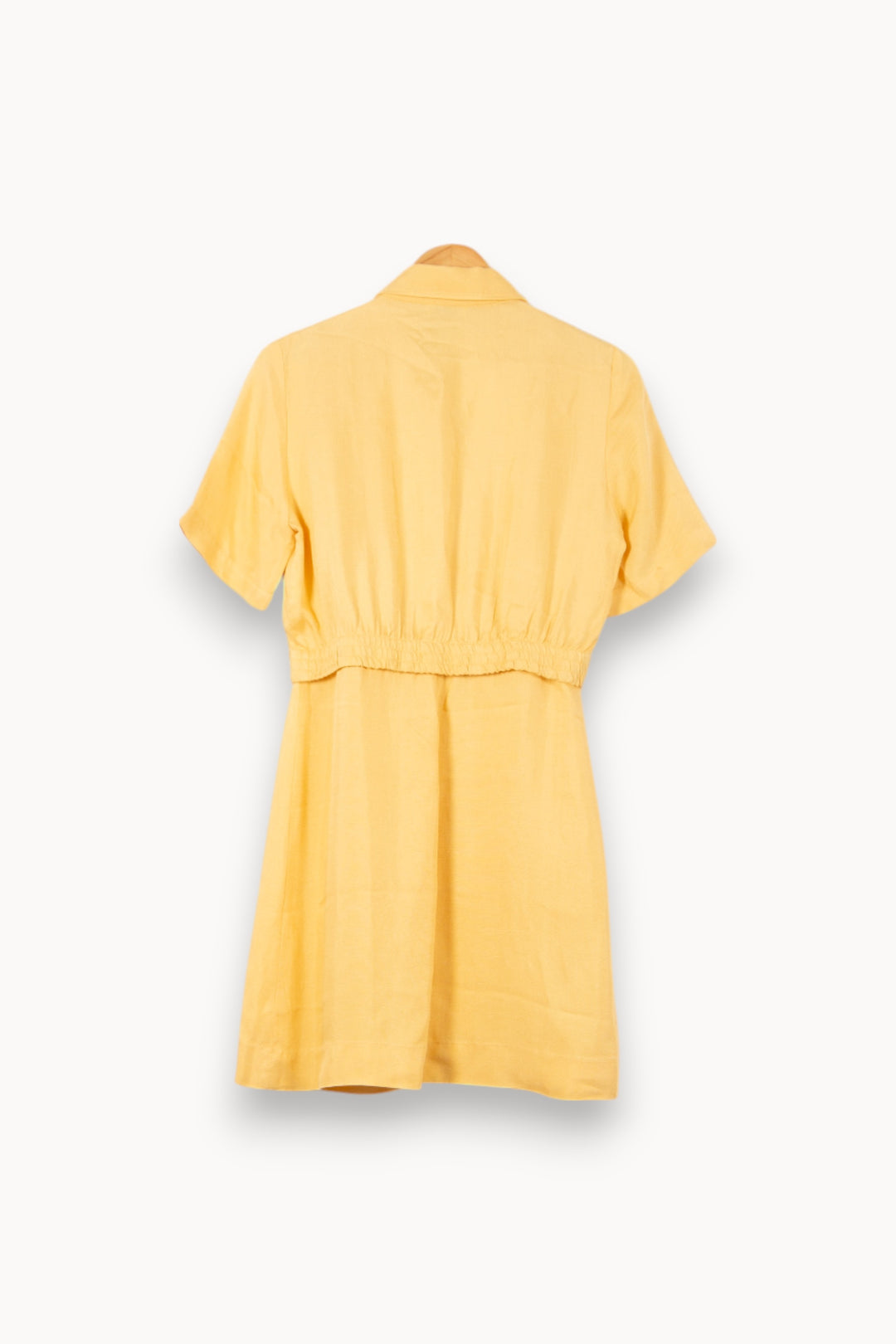 Robe Chemise Jaune - Taille M/38 de la marque Sandro | PARAD58554 - Vendu par Paradigme - Image 4