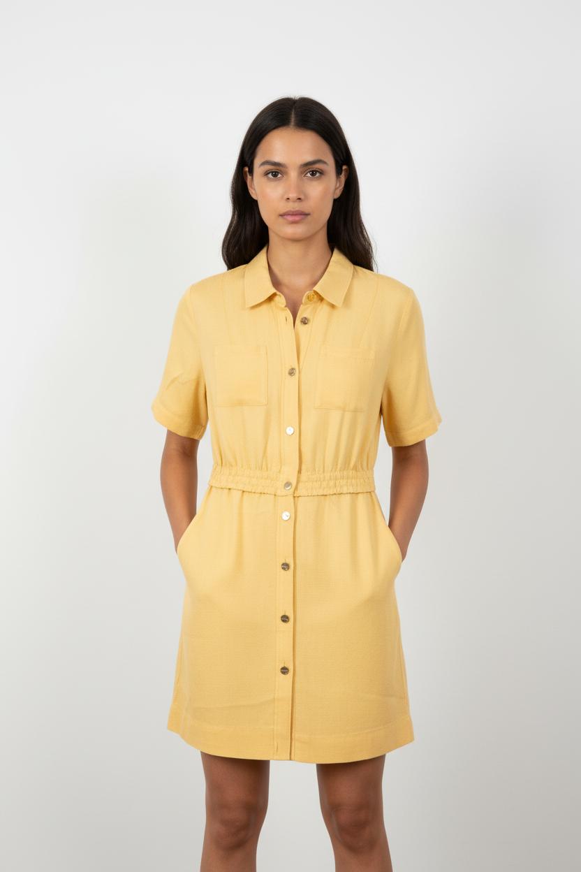Robe Chemise Jaune - Taille M/38