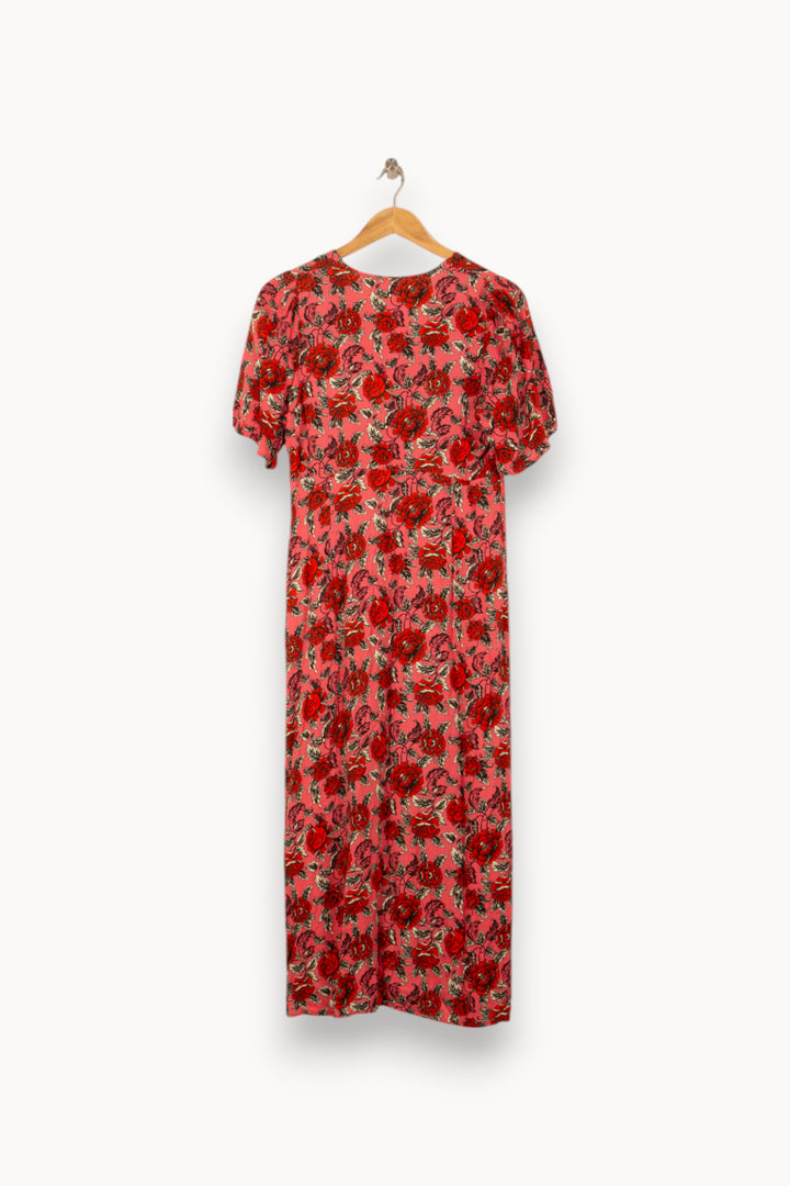 Robe Longue Rose et Rouge - Taille L/40 de la marque Imprevu | PARAD58557 - Vendu par Paradigme - Image 4