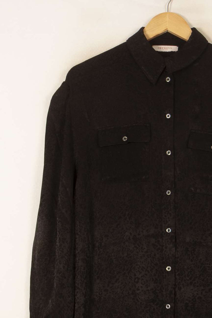 Robe Chemise Noire - Taille S/36 de la marque Imprevu | PARAD58558 - Vendu par Paradigme - Image 3