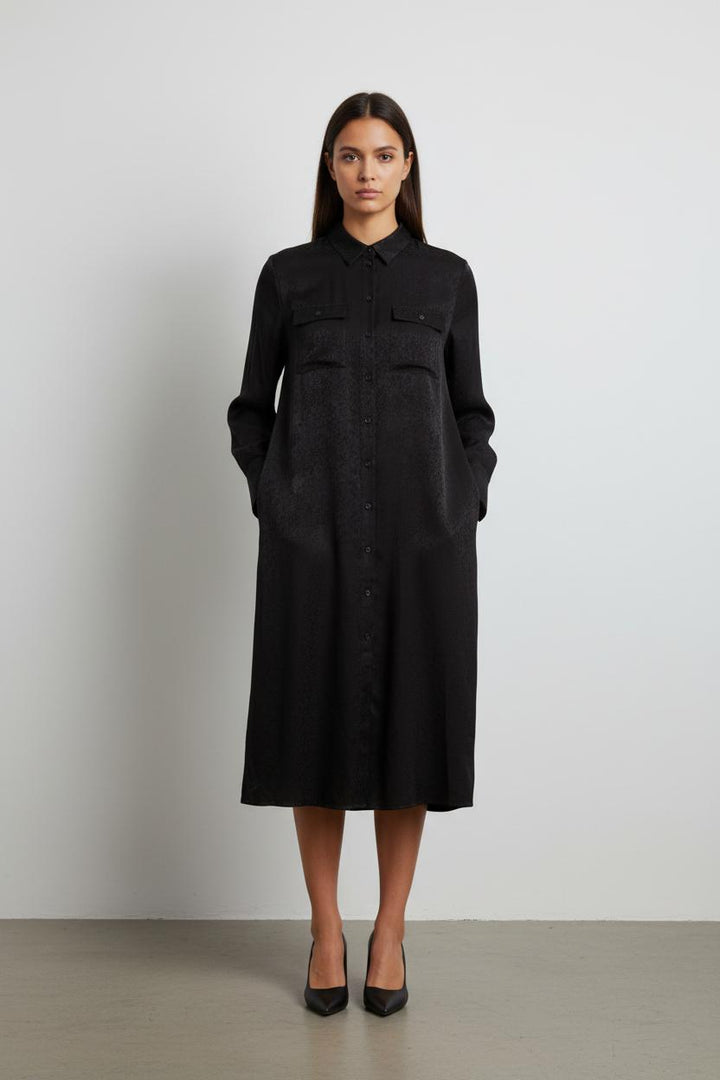 Robe Chemise Noire - Taille S/36