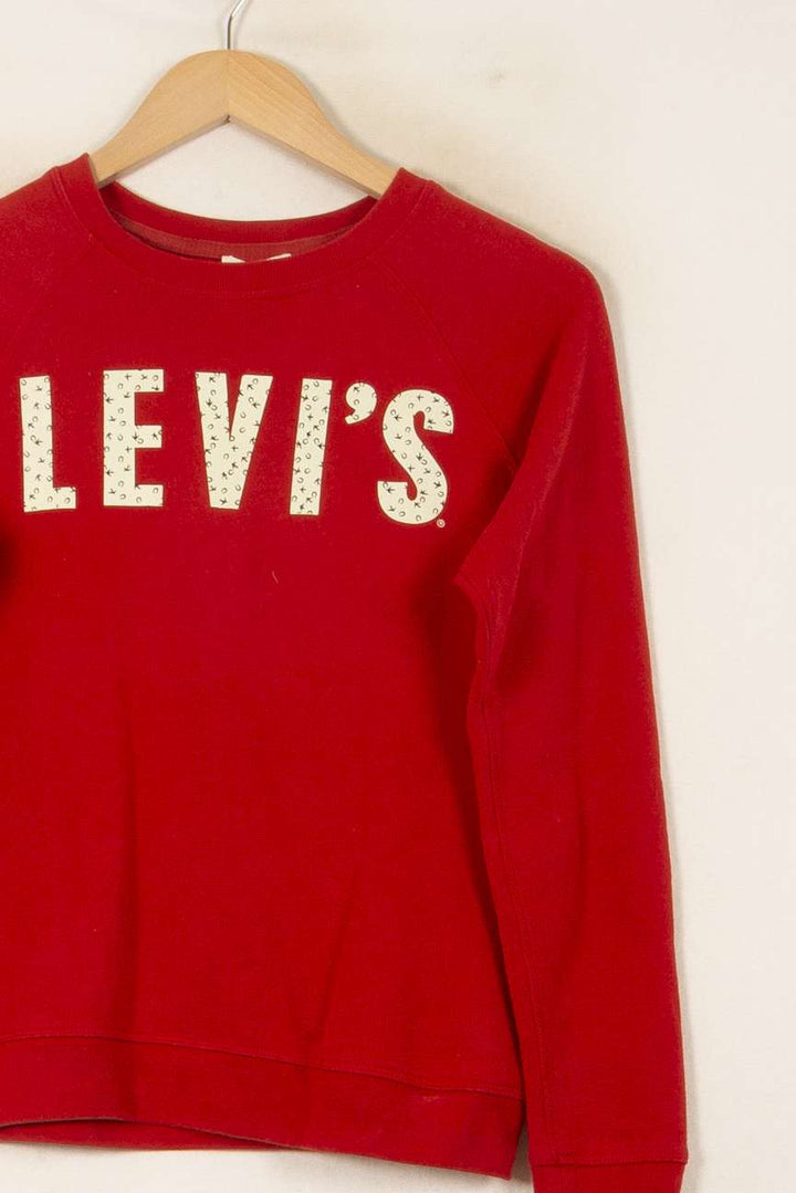 Sweat Rouge - Taille S/36 de la marque Levi's | PARAD58559 - Vendu par Paradigme - Image 3