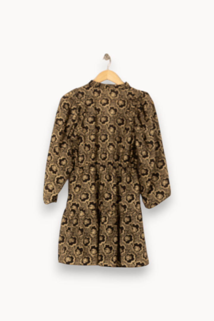 Robe Courte Noire et Beige - Taille XS/34 de la marque ba&sh | PARAD58561 - Vendu par Paradigme - Image 4