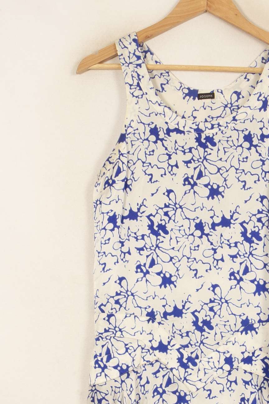 Robe Midi Blanche et Bleue - Taille S/36 de la marque Joseph | PARAD58563 - Vendu par Paradigme - Image 3