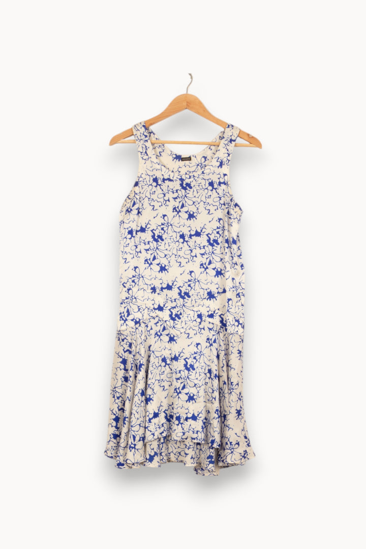 Robe Midi Blanche et Bleue - Taille S/36 de la marque Joseph | PARAD58563 - Vendu par Paradigme - Image 2