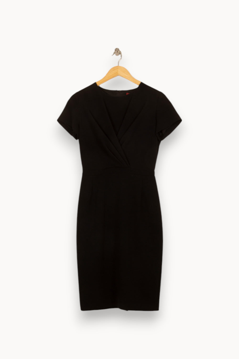 Robe Ajustée Noire - Taille M/38 de la marque Max Mara | PARAD58569 - Vendu par Paradigme - Image 2