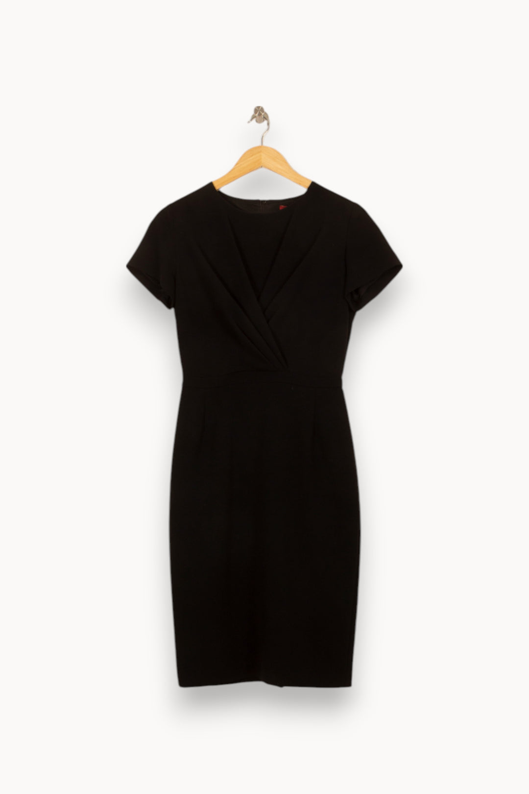 Robe Ajustée Noire - Taille M/38 de la marque Max Mara | PARAD58569 - Vendu par Paradigme - Image 2