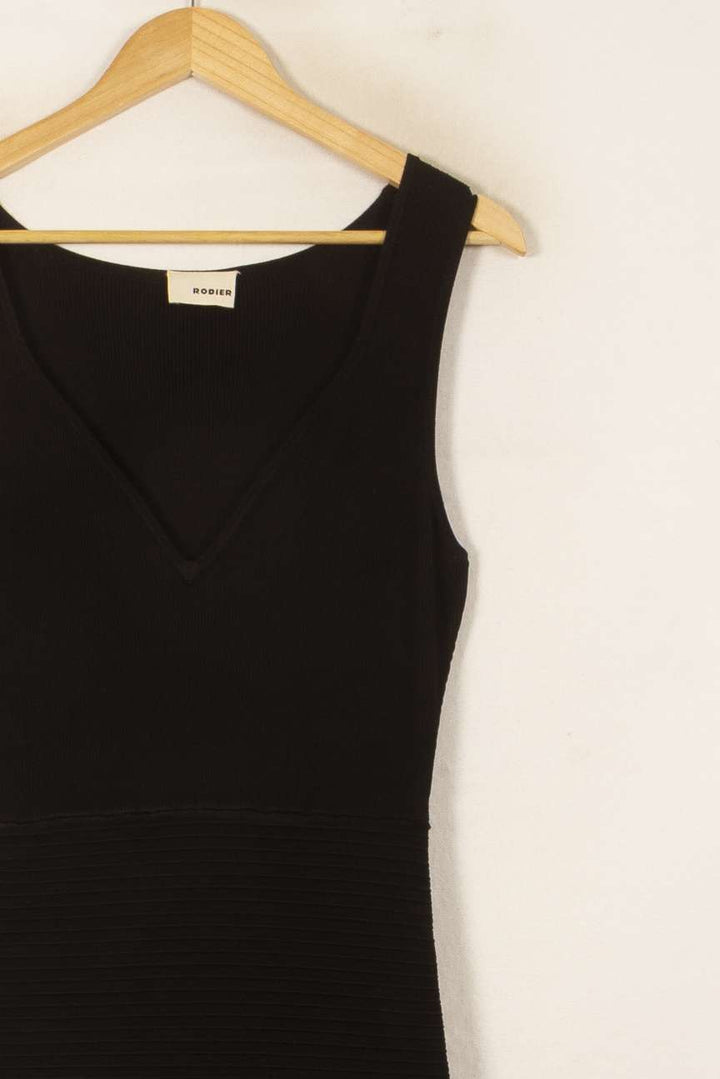 Robe Sans Manches Noire - Taille L/40 de la marque Rodier | PARAD58571 - Vendu par Paradigme - Image 3