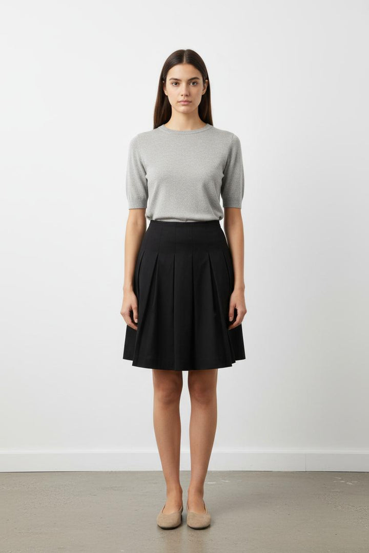 Jupe Plissée Noire - Taille M/38