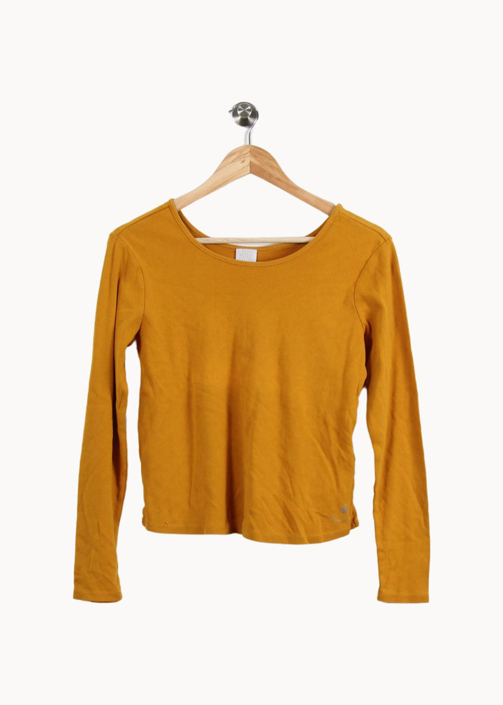 Tee-shirt Manches Longues Jaune - Taille XS/34 de la marque Karl Marc John | PARAD58587 - Vendu par Paradigme - Image 2