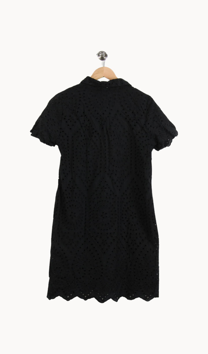 Robe Chemise Noire - Taille L/40 de la marque La Fée Maraboutée | PARAD58589 - Vendu par Paradigme - Image 4