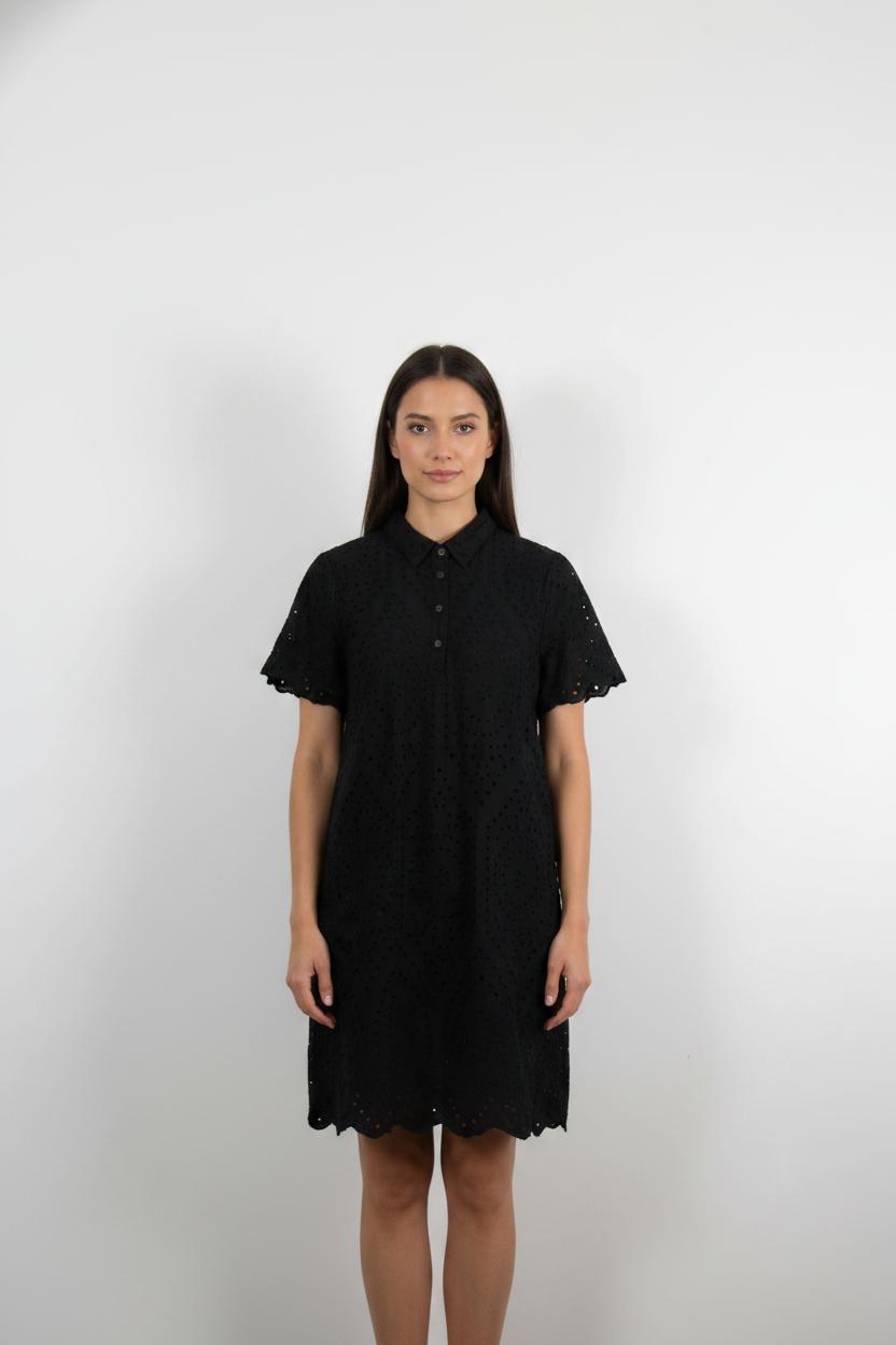 Robe Chemise Noire - Taille L/40