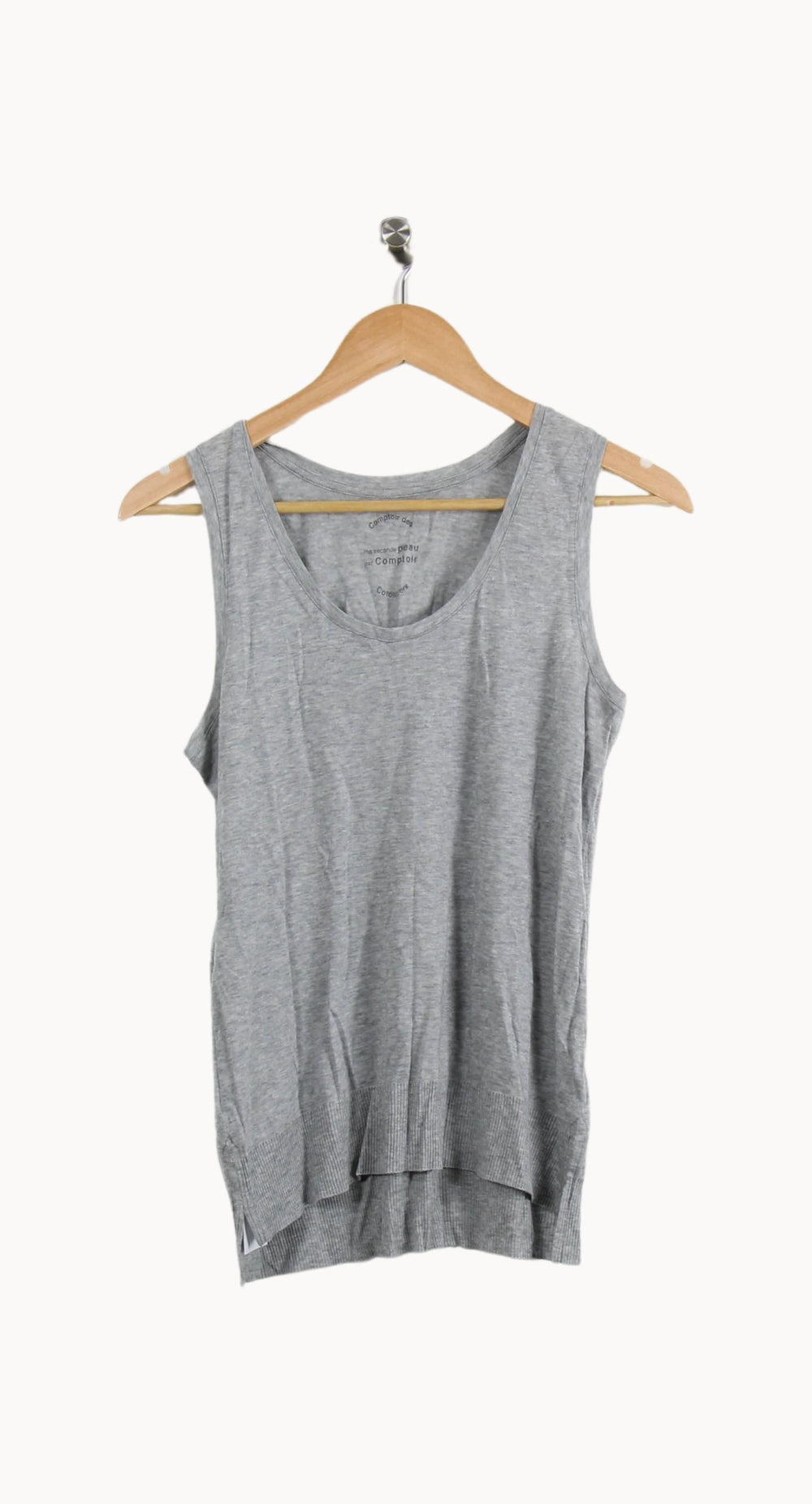 Débardeur Gris - Taille L/40 de la marque Comptoir des Cotonniers | PARAD58593 - Vendu par Paradigme - Image 2
