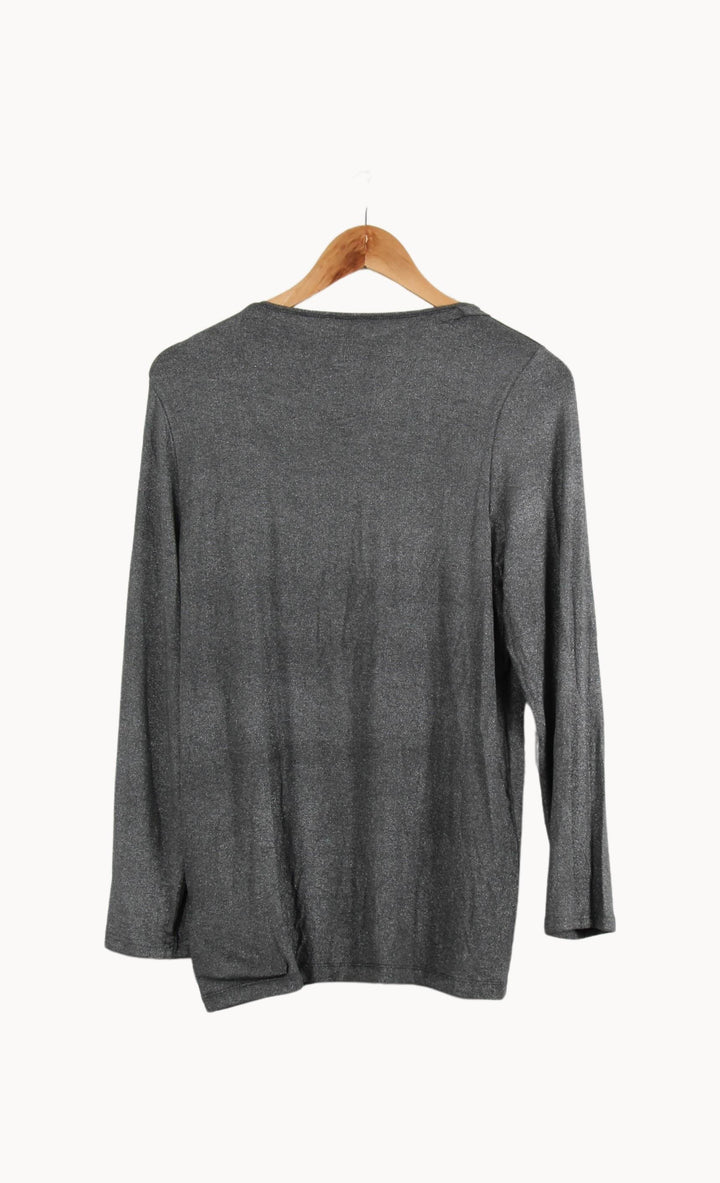 Cardigan Gris - Taille XL/42 de la marque Majestic Filatures | PARAD58605 - Vendu par Paradigme - Image 4