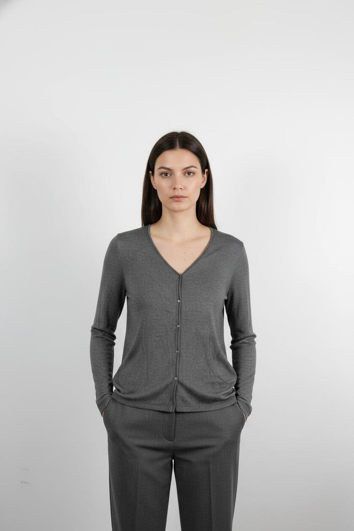 Cardigan Gris - Taille XL/42