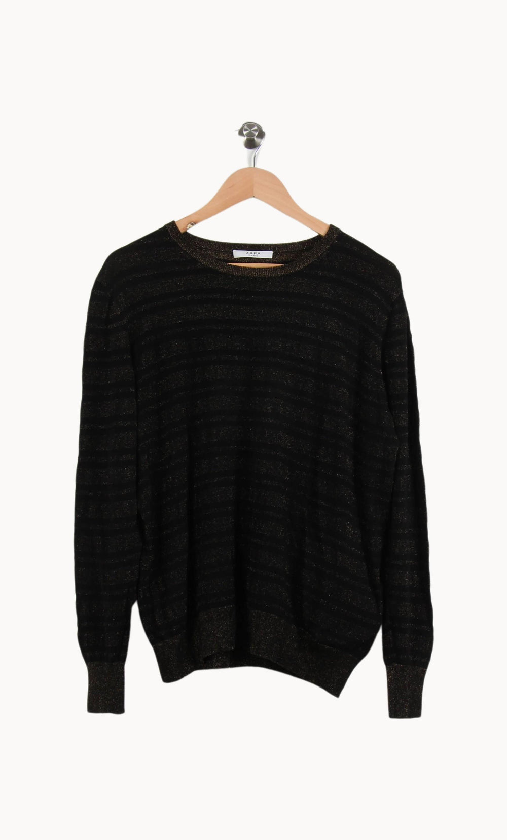 Pull Noir - Taille XL/42 de la marque ZAPA | PARAD58606 - Vendu par Paradigme - Image 2