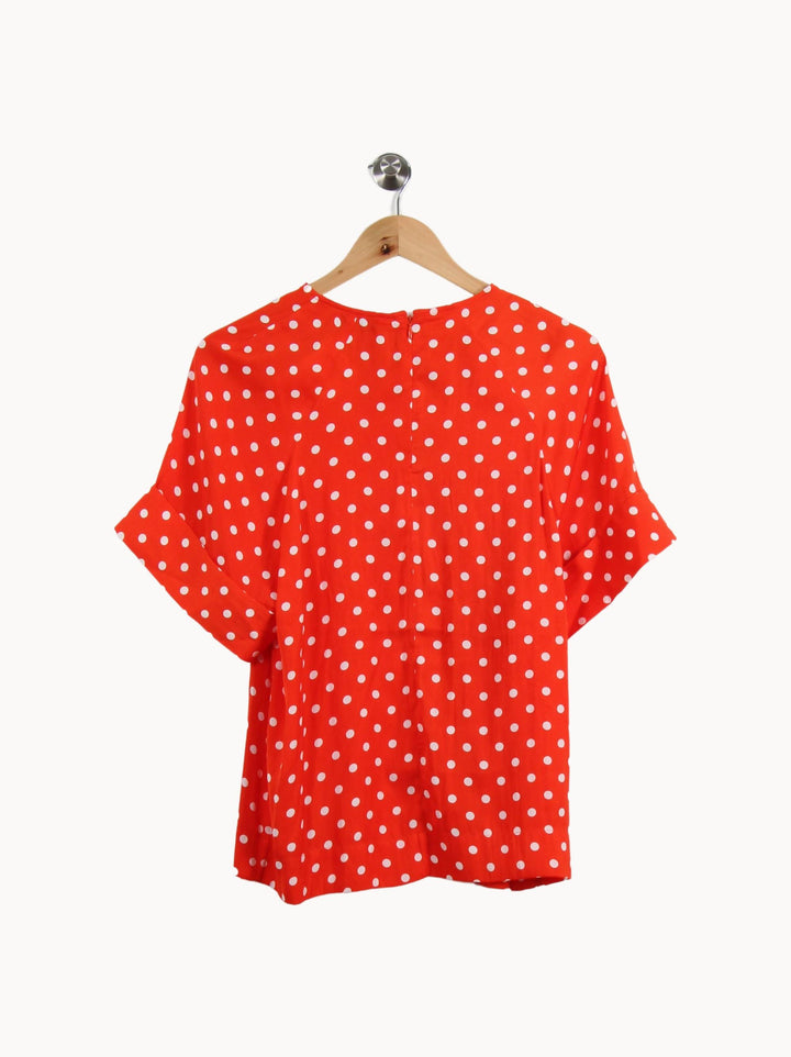 Blouse Rouge et Blanche - Taille M/38 de la marque Essentiel Antwerp | PARAD58607 - Vendu par Paradigme - Image 4