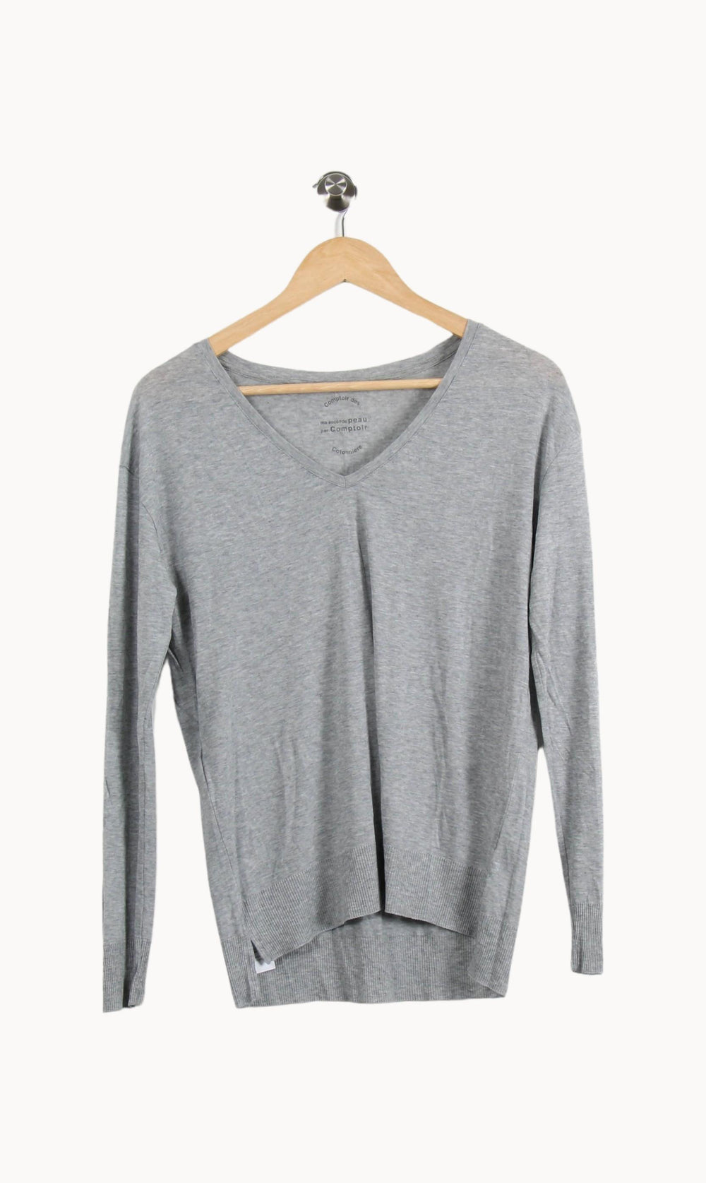Pull Gris - Taille L/40 de la marque Comptoir des Cotonniers | PARAD58609 - Vendu par Paradigme - Image 2