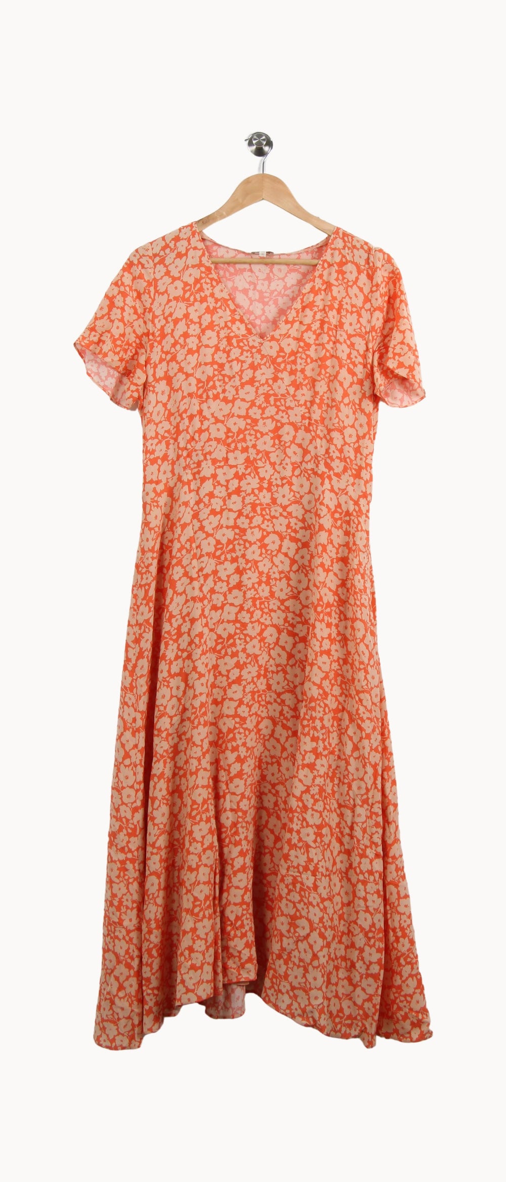 Robe Longue Orange et Écru - Taille L/40 de la marque Pablo | PARAD58610 - Vendu par Paradigme - Image 2