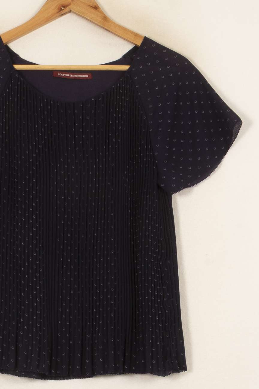 Blouse Bleue - Taille M/38 de la marque Comptoir des Cotonniers | PARAD58618 - Vendu par Paradigme - Image 3