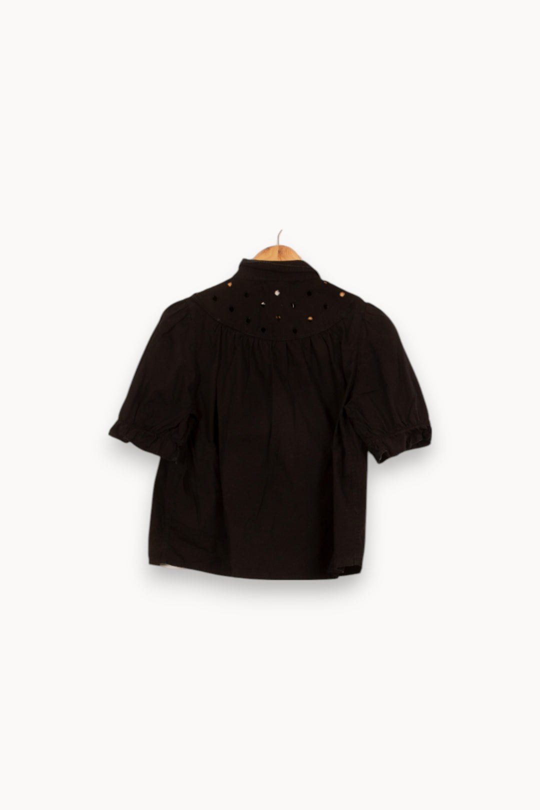Blouse Noire - Taille M/38 de la marque Léon & Harper | PARAD58642 - Vendu par Paradigme - Image 4