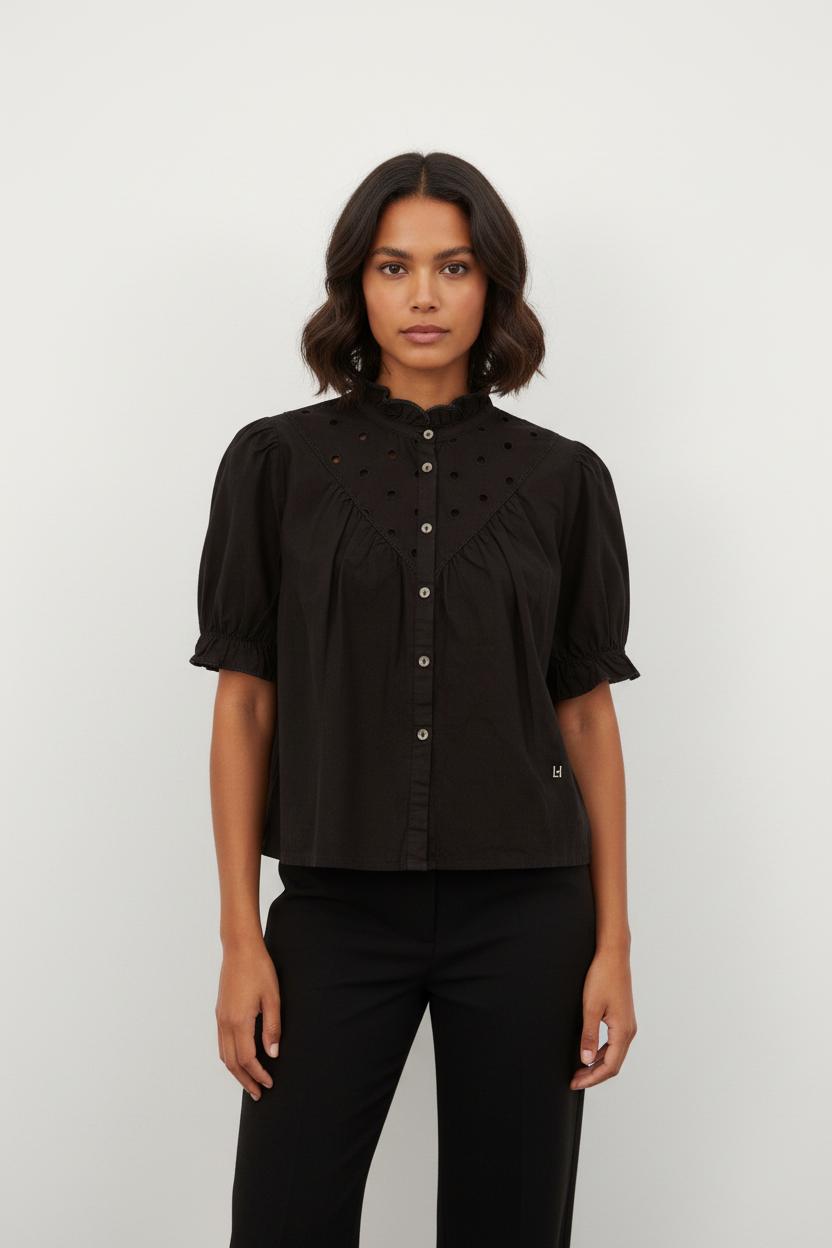 Blouse Noire - Taille M/38