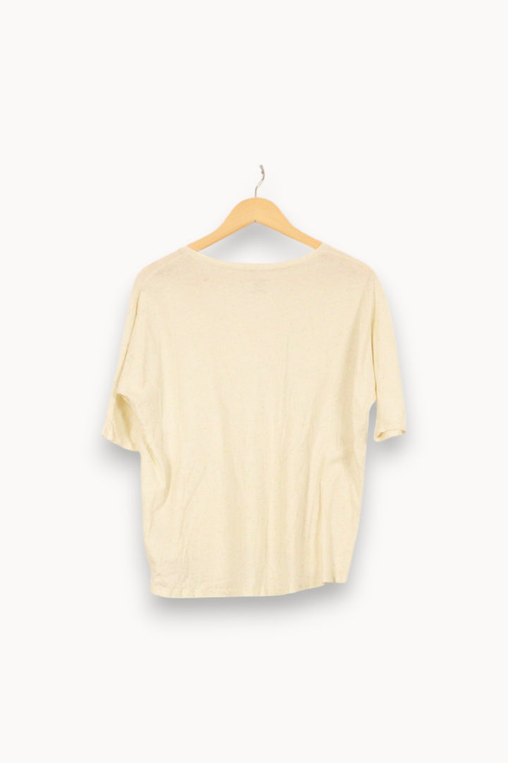 Tee-shirt Écru - Taille XS/34 de la marque Majestic Filatures | PARAD58647 - Vendu par Paradigme - Image 4