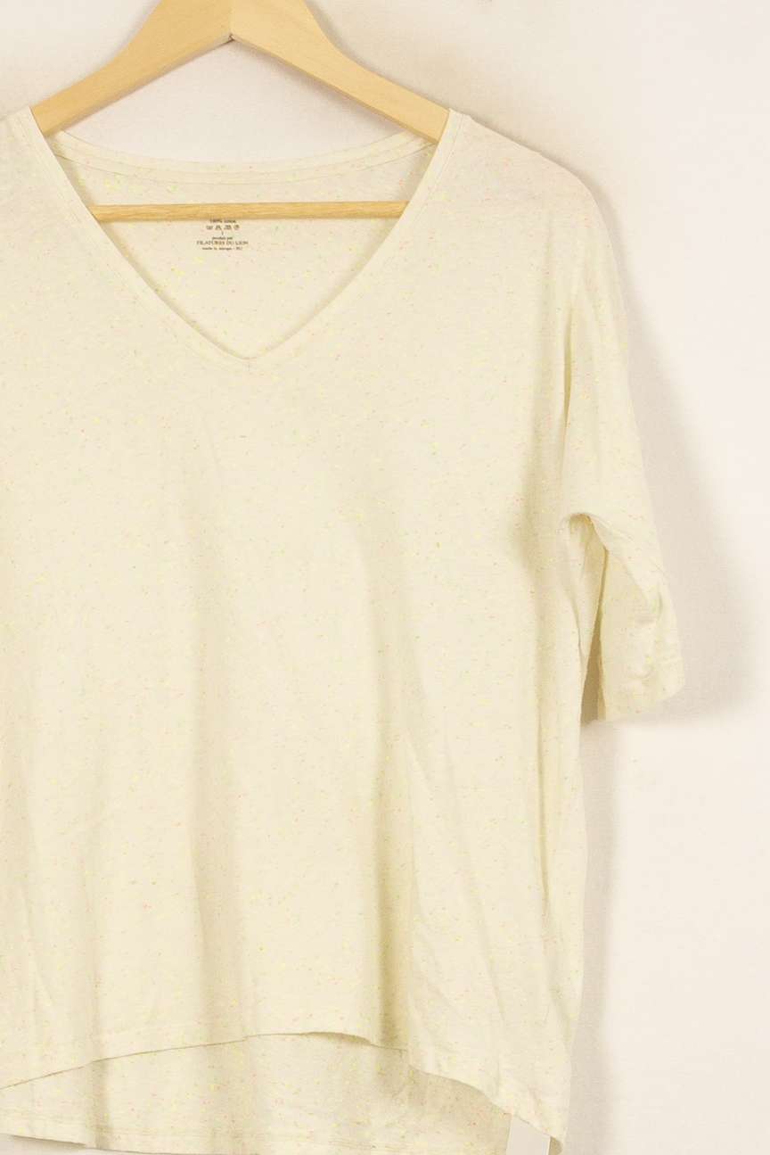 Tee-shirt Écru - Taille XS/34 de la marque Majestic Filatures | PARAD58647 - Vendu par Paradigme - Image 3
