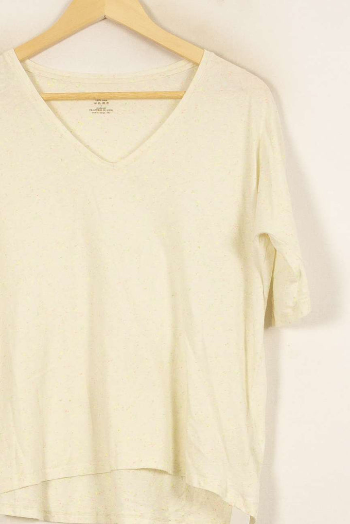 Tee-shirt Écru - Taille XS/34 de la marque Majestic Filatures | PARAD58647 - Vendu par Paradigme - Image 3
